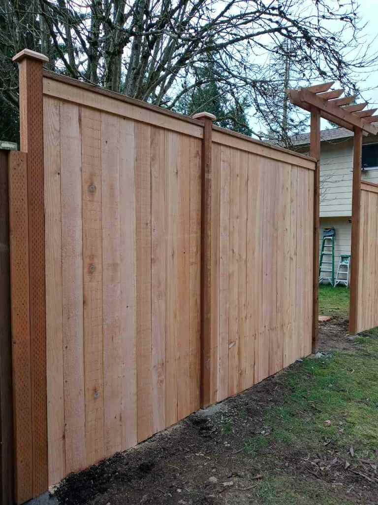 cedar fencing