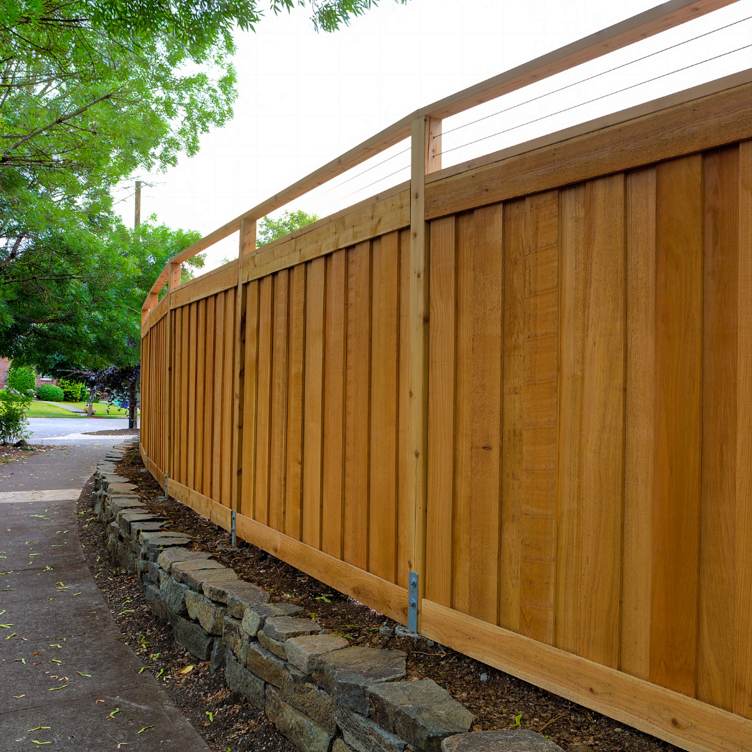 wood fence